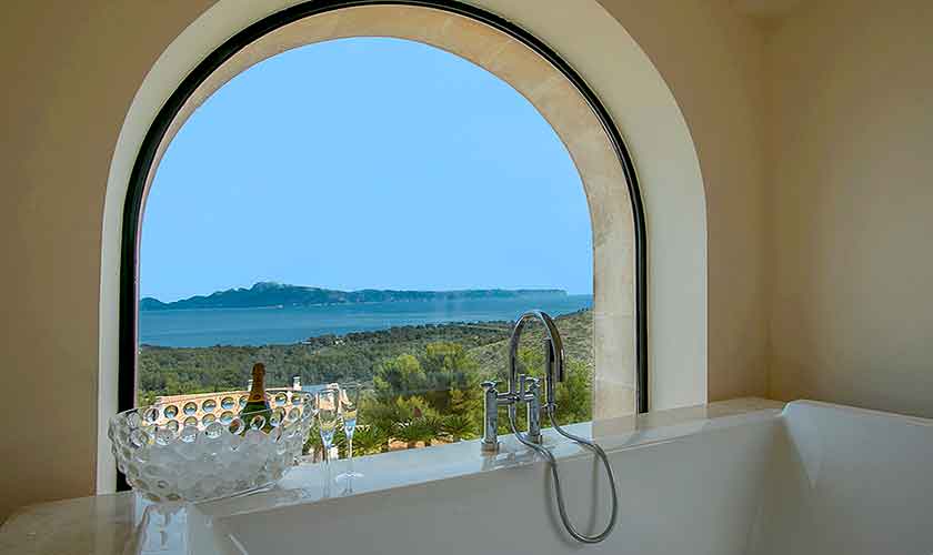 Blick auf die Luxusfinca Mallorca