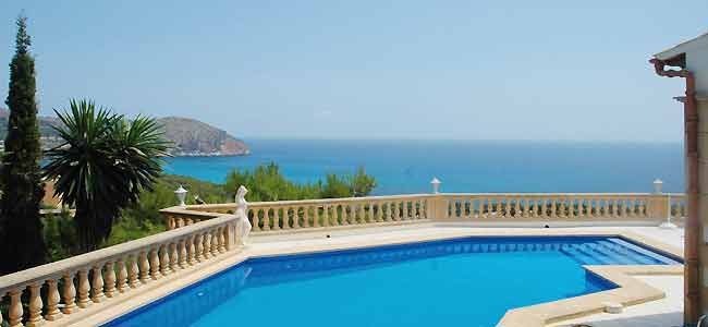 Meerblick und Pool Ferienvilla Mallorca PM 501